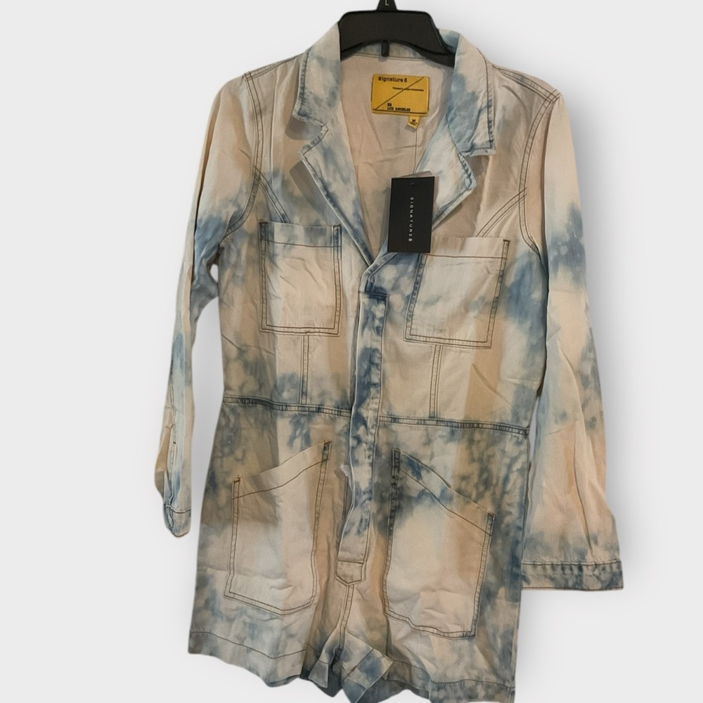 NWT Signature 8 Los Angeles Tie-Dye Women’s Romper.